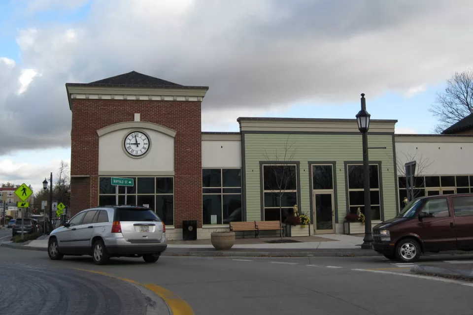 main street in hamburg, new york